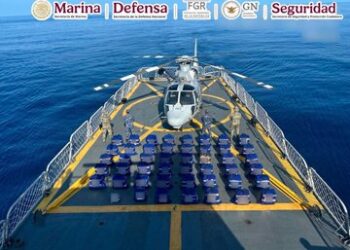 Marina decomisa 2.5 toneladas de cocaína en Michoacán valuadas en 980 millones de pesos