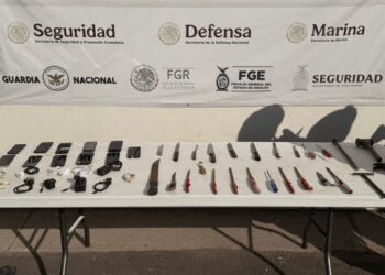 Operativo sorpresa en penal de Culiacán revela ingreso de armas y celulares ilegales
