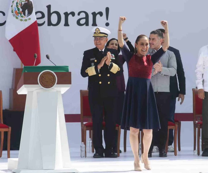 Sheinbaum celebra 7 años de la 4T y destaca reforma que “recupera el agua para la nación”