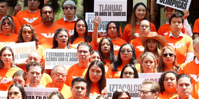 Movimiento Ciudadano solicita investigar recursos destinados al drenaje de la Ciudad de México