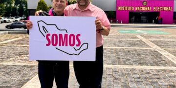 “Somos” sustituye a “Somos México” y presenta nuevo emblema ante el INE