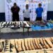 Aseguran arsenal de 210 armas en Nuevo León; presuntamente iba a grupos criminales