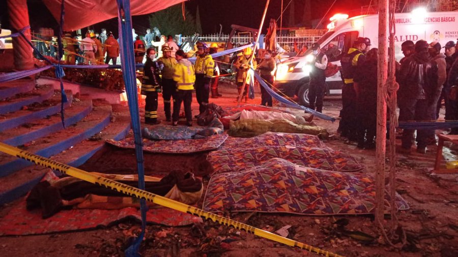Explosión y muerte durante fiesta patronal en Temascalcingo; hay 14 fallecidos