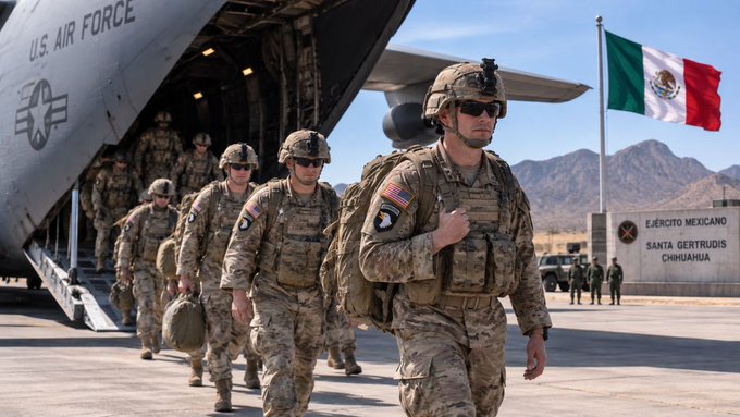 Militares estadounidenses llegarán a Santa Gertrudis, Chihuahua, para ejercicio conjunto con México