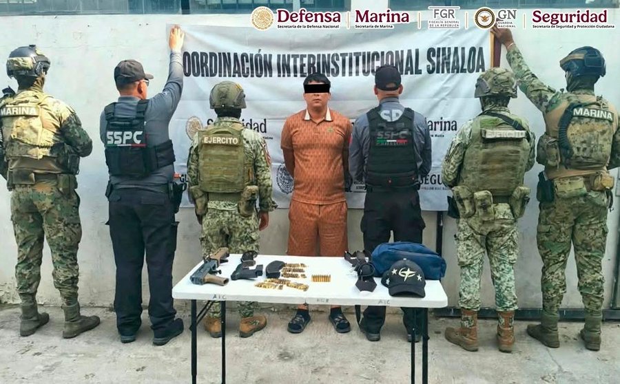 Siete operativos en Mazatlán dejan ocho detenidos y más de 2 mil cartuchos asegurados