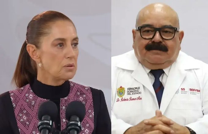 Tras polémica con médicos, Sheinbaum pide evaluar al coordinador del IMSS-Bienestar en Veracruz