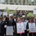 Pilotos de Aeroméxico protestan y exigen mayor aumento salarial antes del 1 de octubre