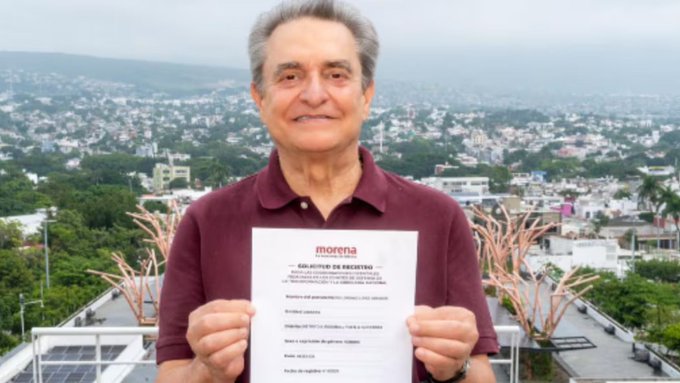 Pío López Obrador se registra para competir por una candidatura de Morena en 2027